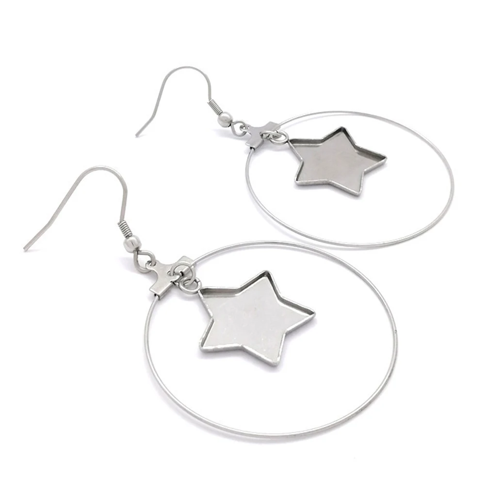 30pcs Stainless Steel Earring Setting Tray Round Heart Star Diy Jewelry Making Kit Women Gift Resin Gemstone Pendant Base
30pcs Stainless Steel Earring Setting Tray Round Heart Star Diy Jewelry Making Kit Women Gift Resin Gemstone Pendant Base