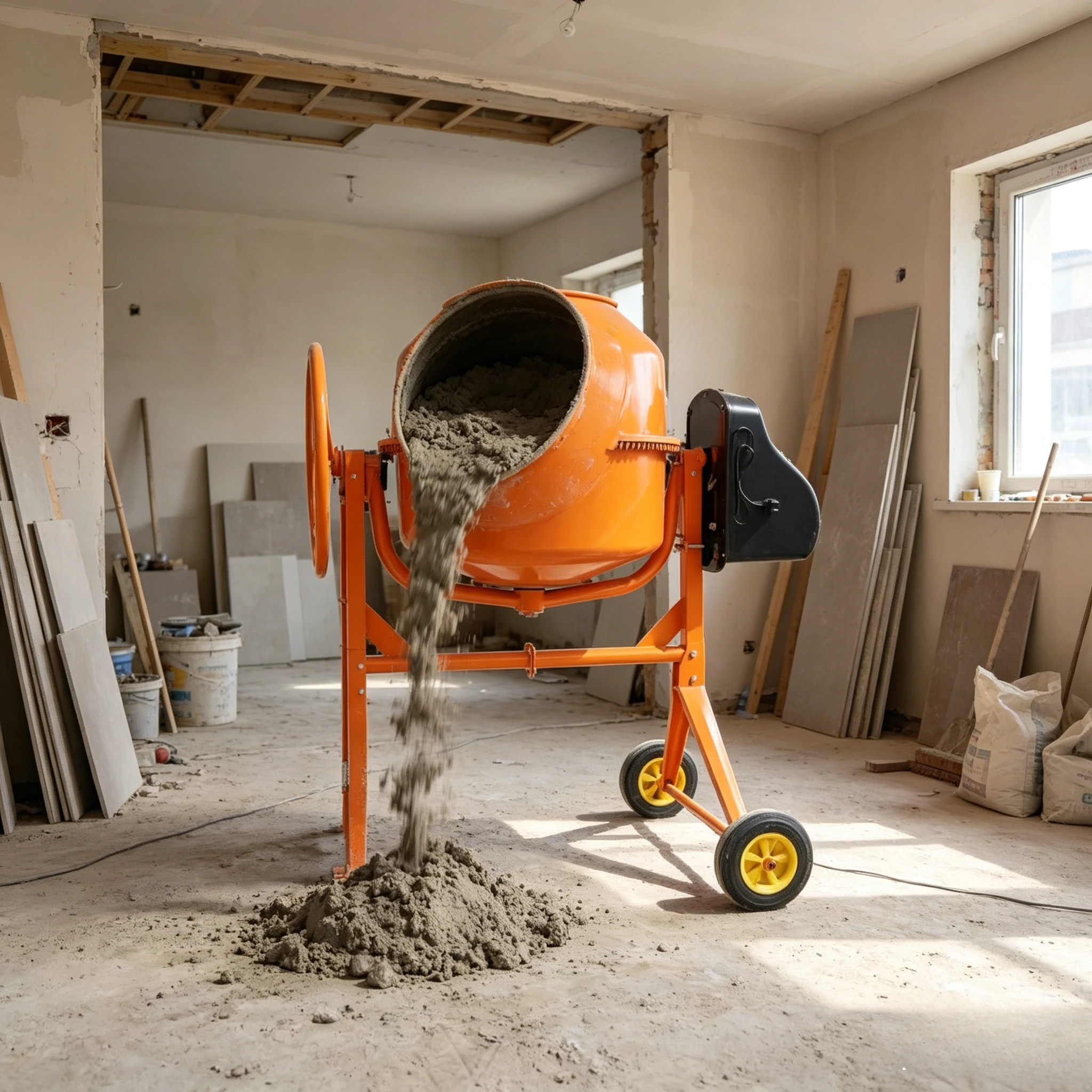 YG Customized Concrete Mixer Drum Heavy Duty 200L Electric Portable Cement Drum for Foundation Work Mini Concrete Mixer
YG Customized Concrete Mixer Drum Heavy Duty 200L Electric Portable Cement Drum for Foundation Work Mini Concrete Mixer