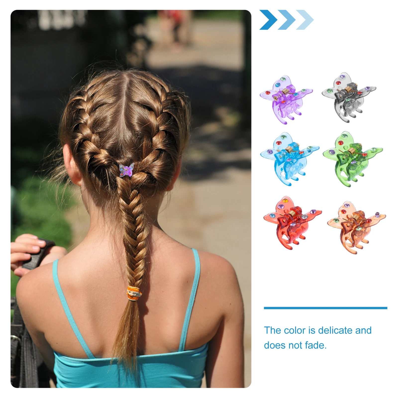 48pcs Plastic Hairpin Accessories Girls Children Butterfly Clip Kids Headdress Pearl Light Sturdy Non Fading Color Multiple
48pcs Plastic Hairpin Accessories Girls Children Butterfly Clip Kids Headdress Pearl Light Sturdy Non Fading Color Multiple