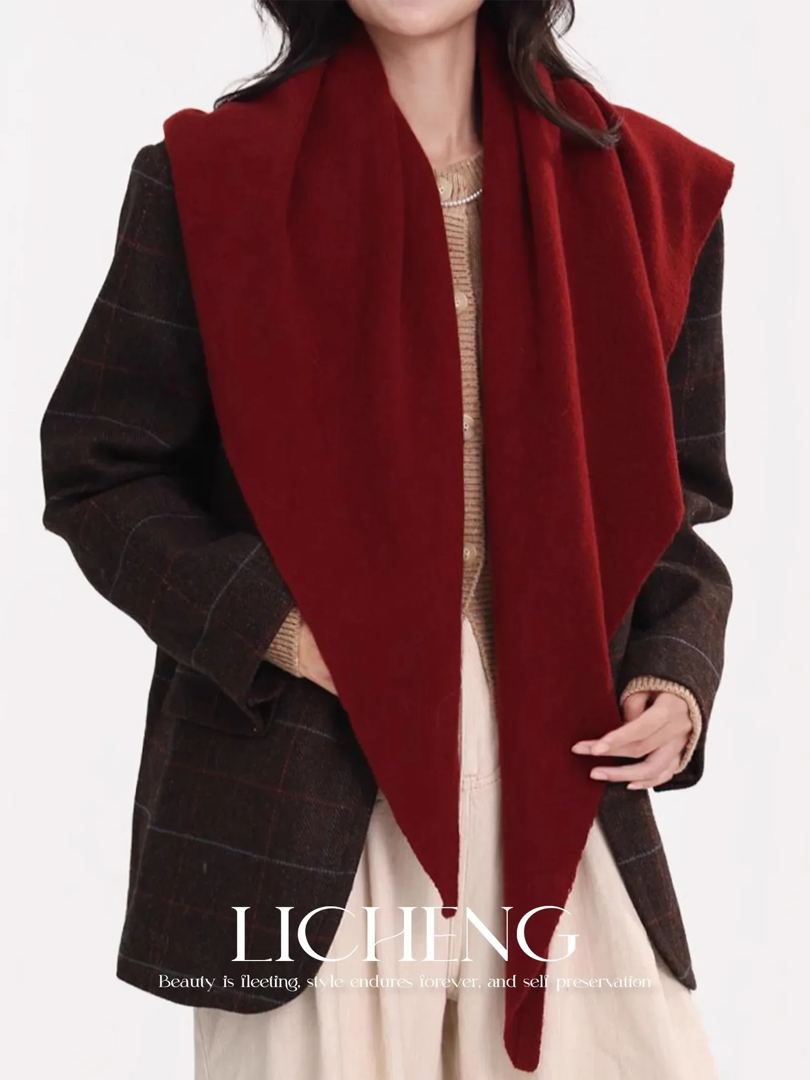 100% Wool British Triangle Scarf Luxe Versatile Super Cozy Scarf Women Winter Comfortable Gentle Sweet Korean Scarf
100% Wool British Triangle Scarf Luxe Versatile Super Cozy Scarf Women Winter Comfortable Gentle Sweet Korean Scarf