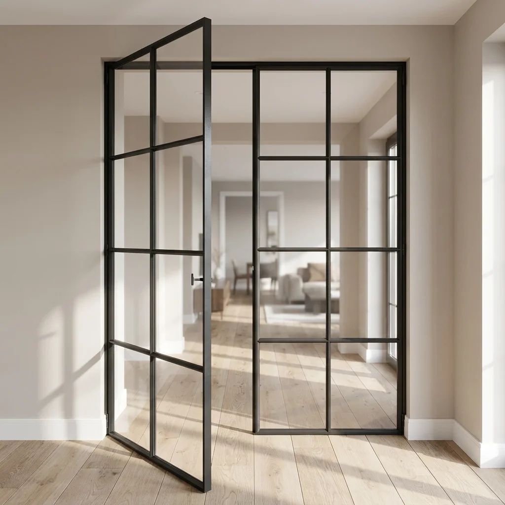 Household Narrow Aluminum Frame Tempered Glass French Double Door Insulation Noise Reduction Living Room Partition French Doors
Household Narrow Aluminum Frame Tempered Glass French Double Door Insulation Noise Reduction Living Room Partition French Doors