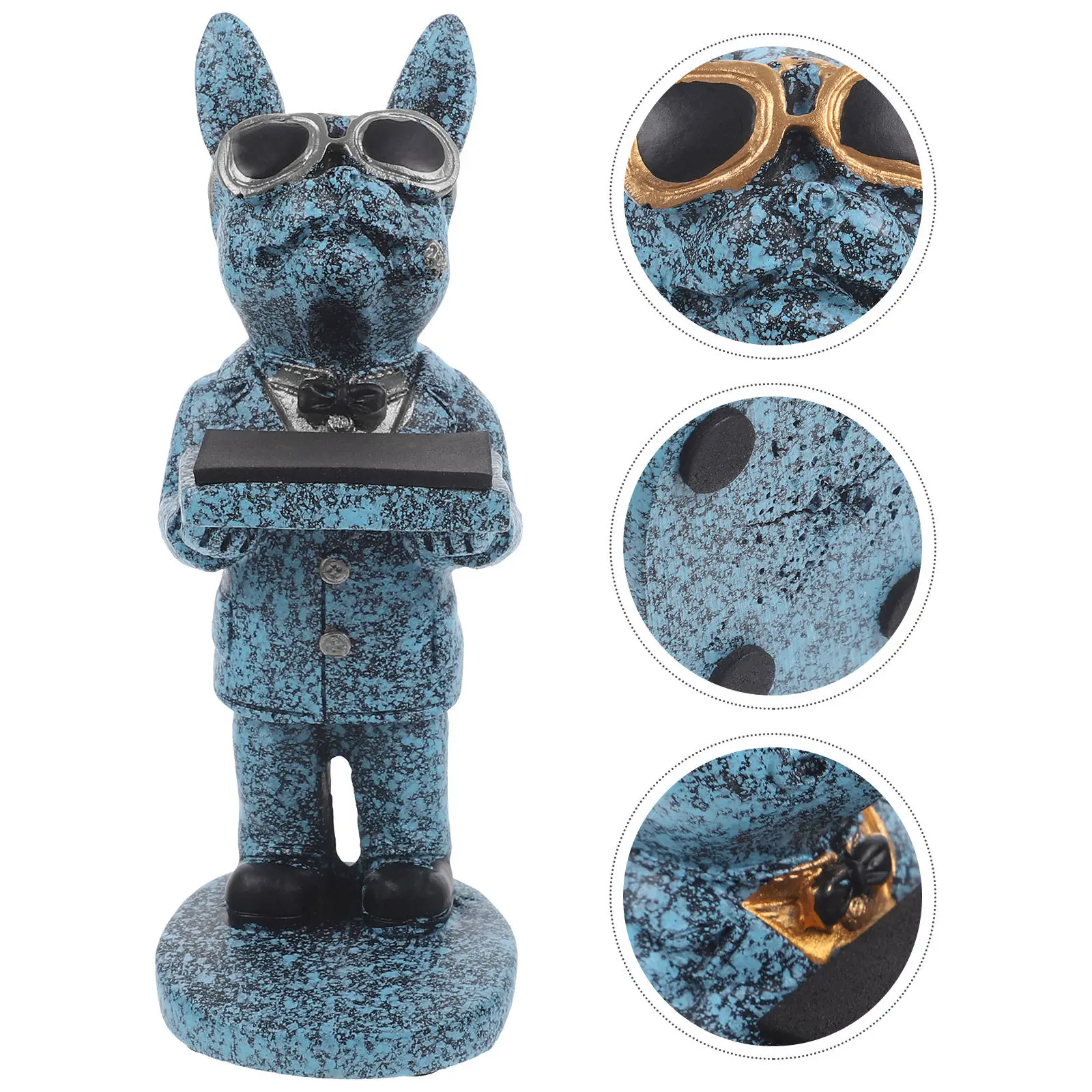 Dog Shaped Gypsum Watch Stand for Men and Women Desktop Jewelry Display Holder Scratch Resistant Decorative Sculpture Watch
Dog Shaped Gypsum Watch Stand for Men and Women Desktop Jewelry Display Holder Scratch Resistant Decorative Sculpture Watch