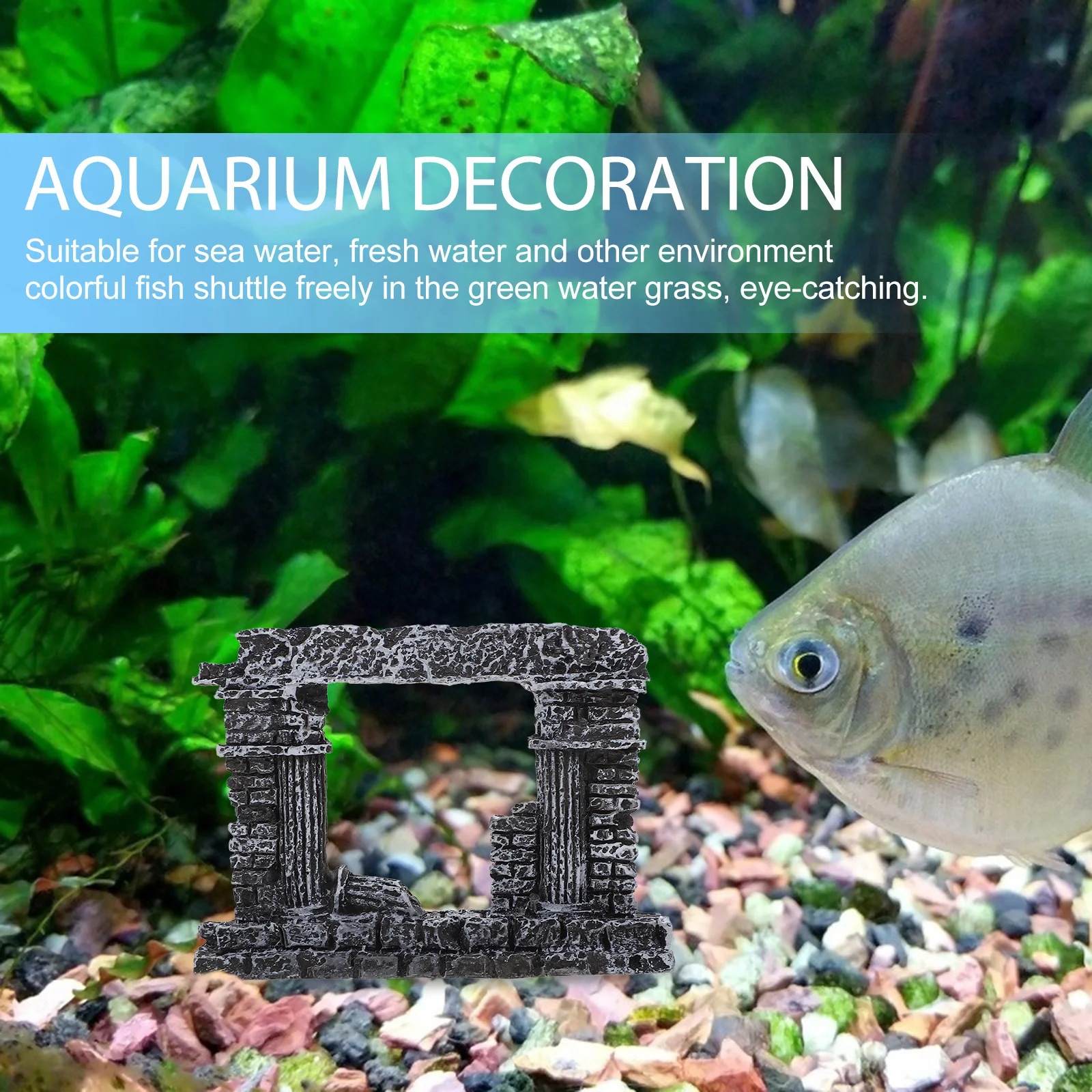 2Pcs Resin Roman Column Decor Aquarium Ornament Fish Tank Landscape Underwater Adornment Marble Pillar Decor for Pond Desktop
2Pcs Resin Roman Column Decor Aquarium Ornament Fish Tank Landscape Underwater Adornment Marble Pillar Decor for Pond Desktop