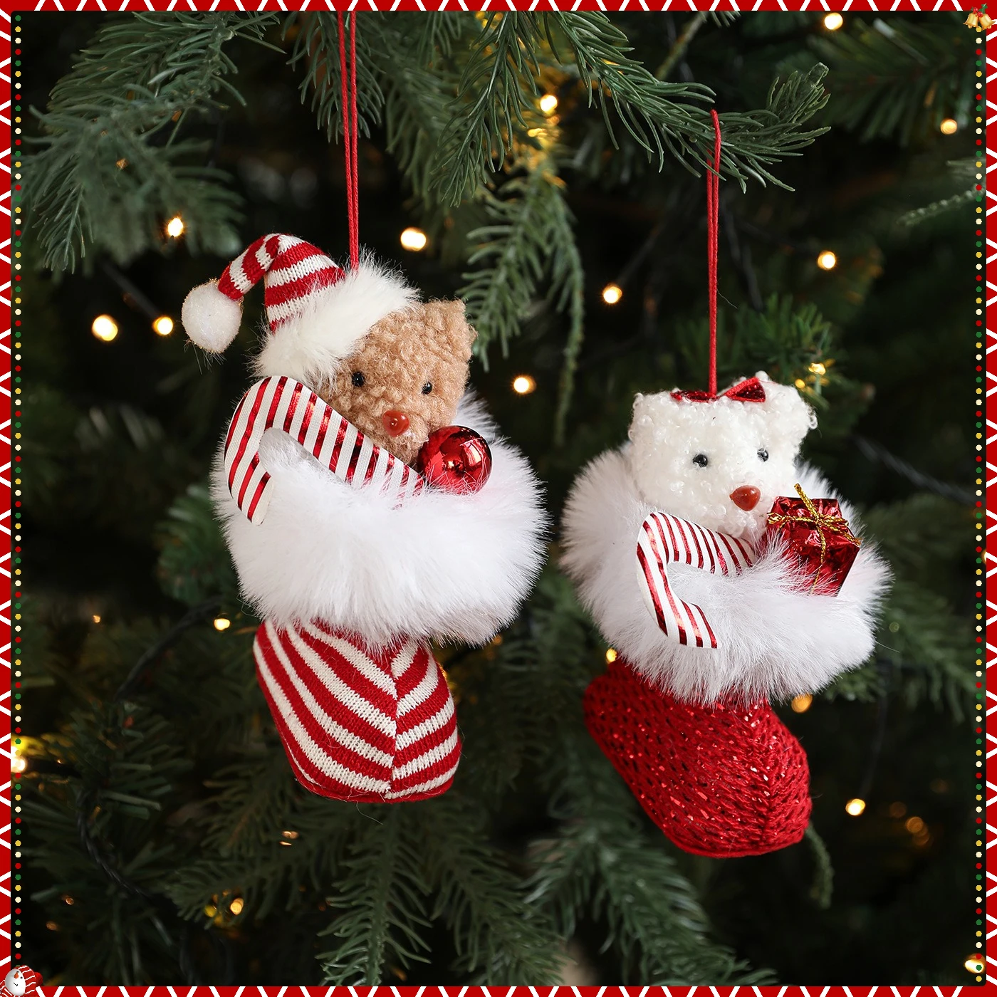 Christmas Fun Bear Plush Pendant Xmas Tree Elf Doll Decoration Winter Red and White Boots Gift Festival Party Home Ornaments
Christmas Fun Bear Plush Pendant Xmas Tree Elf Doll Decoration Winter Red and White Boots Gift Festival Party Home Ornaments
