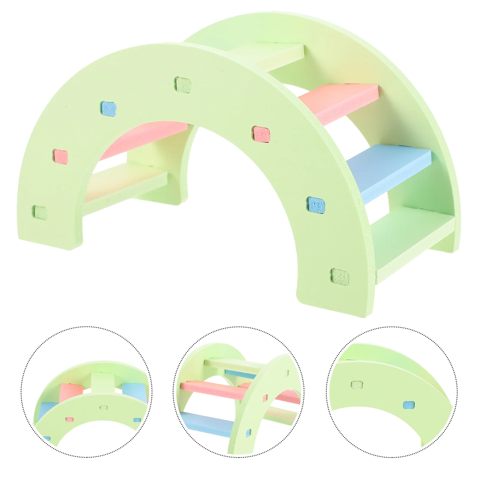 Hamster Toy Arch Bridge Climbing Ladder Rat Toys Supplies Interesting for Exercise and Play Chinchilla Chevron Board
Hamster Toy Arch Bridge Climbing Ladder Rat Toys Supplies Interesting for Exercise and Play Chinchilla Chevron Board