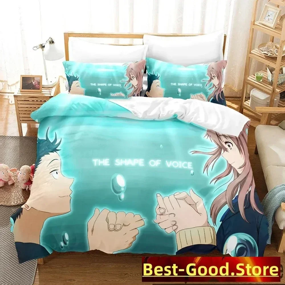Anime A Silent Voice The Shape of Voice Printed Bed Set Duvet Cover Pillowcase Bedding Set Bed Linen Sheet Quilt Cover Full Size
Anime A Silent Voice The Shape of Voice Printed Bed Set Duvet Cover Pillowcase Bedding Set Bed Linen Sheet Quilt Cover Full Size