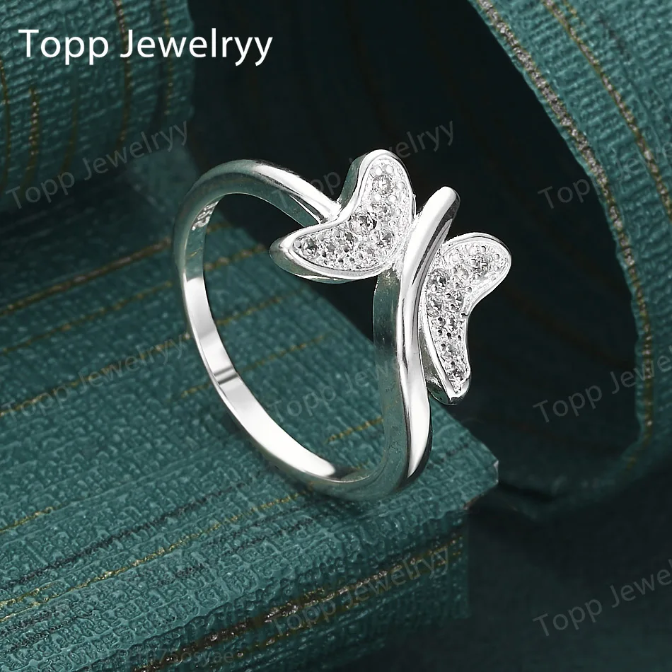 Новое элегантное кольцо из стерлингового серебра 925 пробы с бабочкой и цирконом 7-10 - подвеска, женская мода, свадебный подарок, ювелирные изделия
Новое элегантное кольцо из стерлингового серебра 925 пробы с бабочкой и цирконом 7-10 - подвеска, женская мода, свадебный подарок, ювелирные изделия