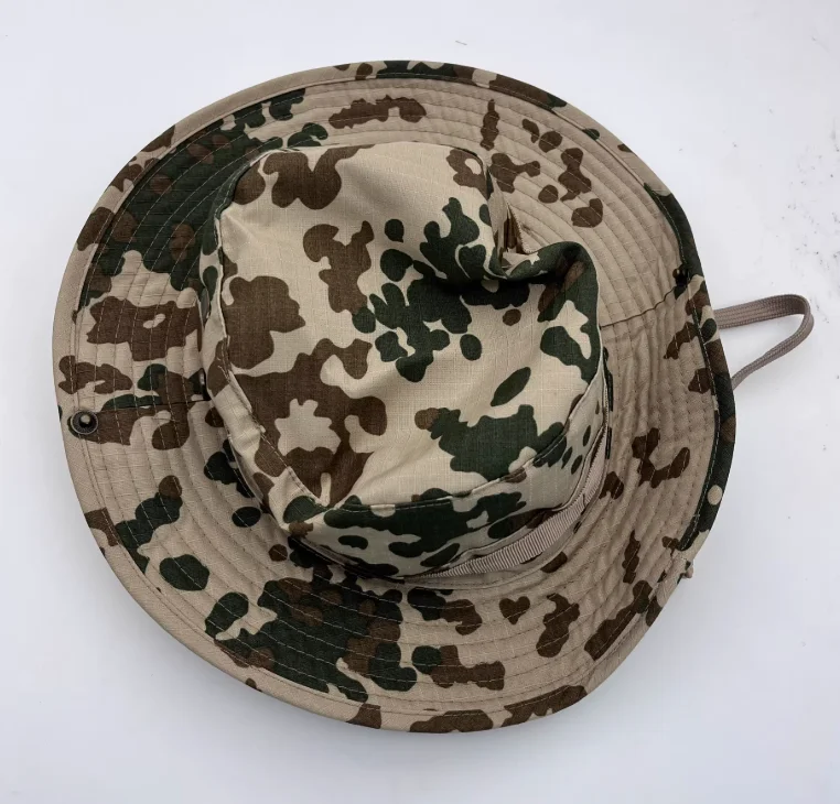 Немецкая пустынная камуфляжная шляпа-буни Flecktarn для мужчин, кепка MCAD
Немецкая пустынная камуфляжная шляпа-буни Flecktarn для мужчин, кепка MCAD