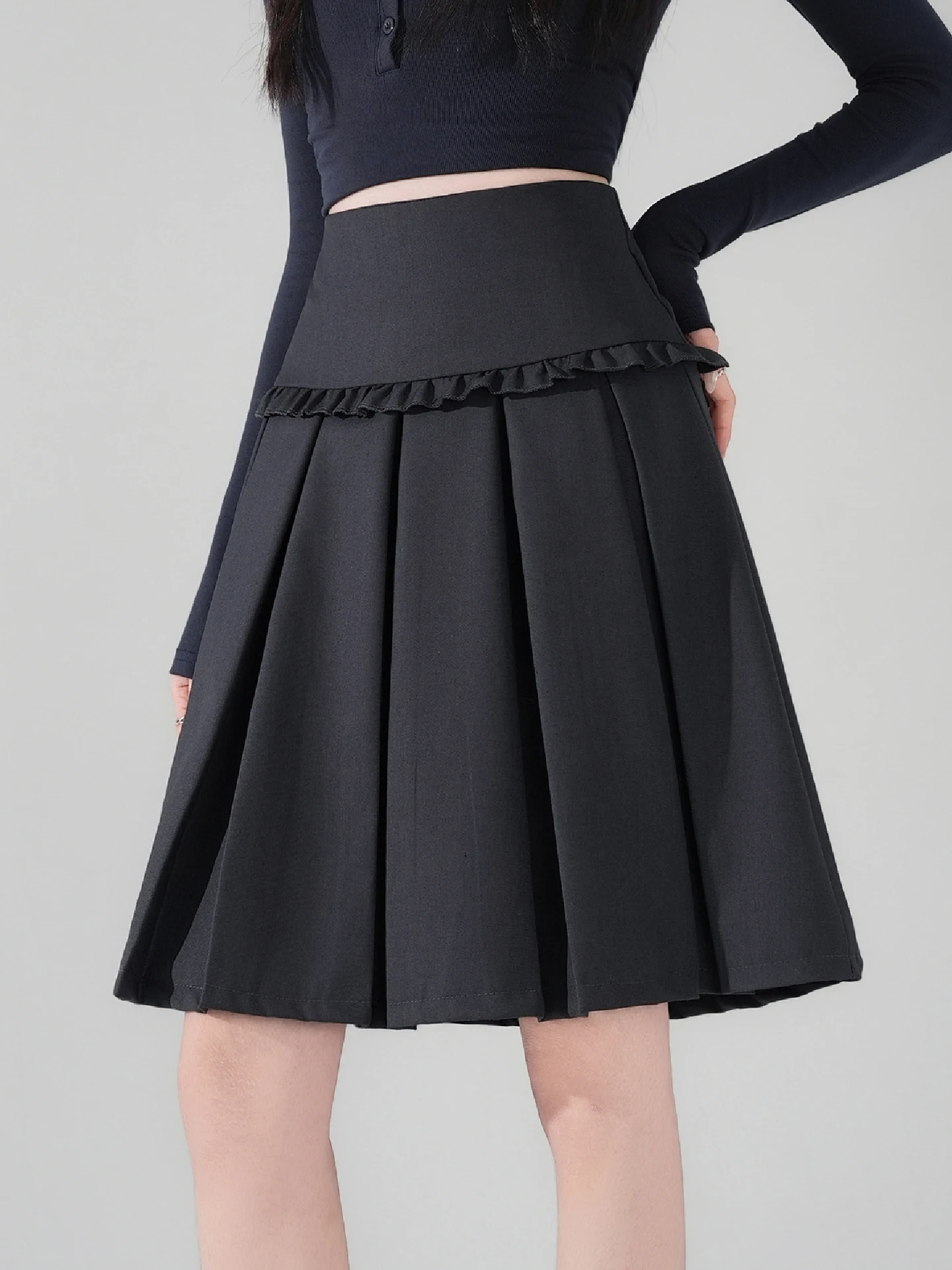 Женская юбка-миди в винтажном стиле, расклешенная, А-силуэта, с драпировкой и кружевной отделкой, для весны и лета
Женская юбка-миди в винтажном стиле, расклешенная, А-силуэта, с драпировкой и кружевной отделкой, для весны и лета