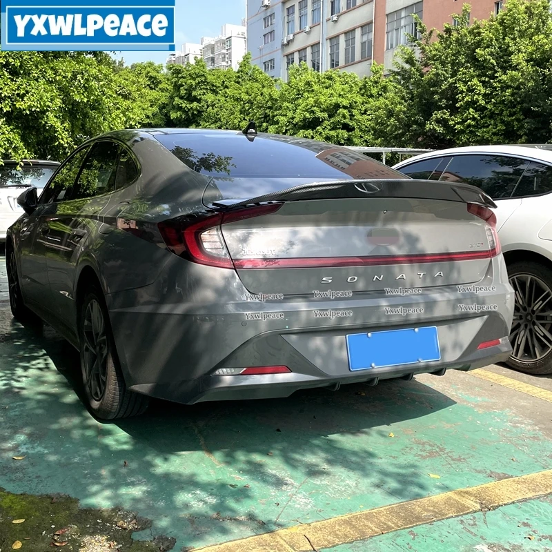 For Hyundai Sonata 2019-2021 Spoiler High Quality ABS Glossy Black Rear Trunk Lip Spoiler Wing Body Kit Accessories
For Hyundai Sonata 2019-2021 Spoiler High Quality ABS Glossy Black Rear Trunk Lip Spoiler Wing Body Kit Accessories