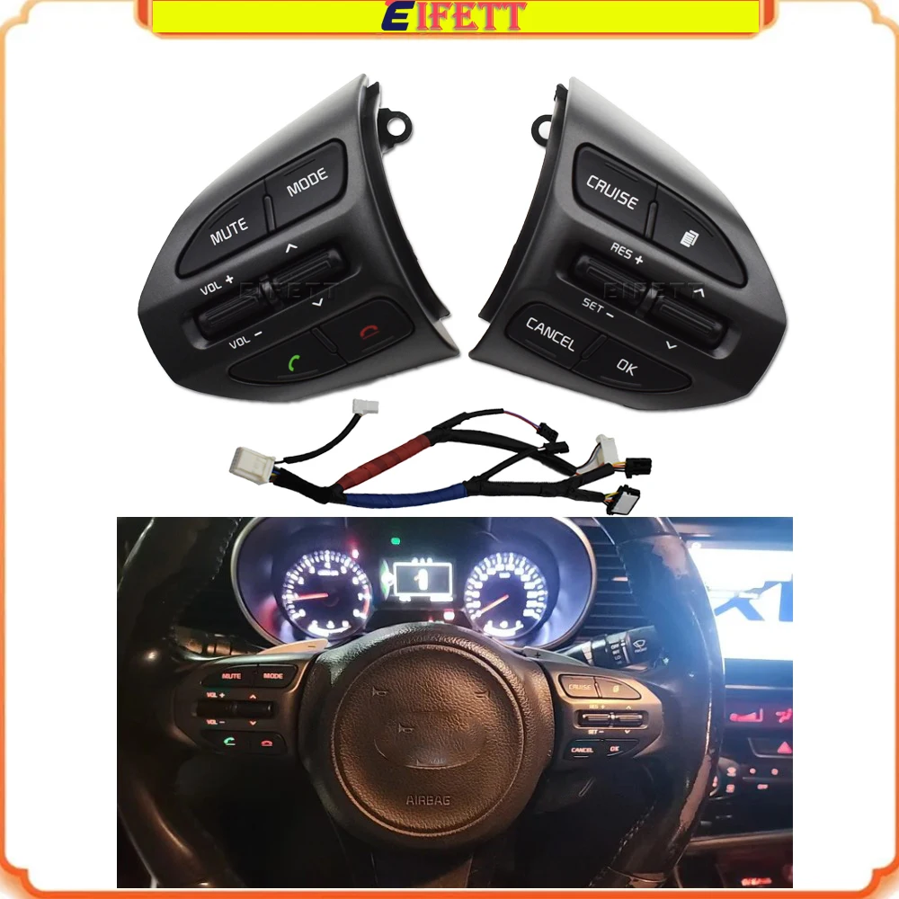 1 комплект кнопок на руле, переключатель круиз-контроля MUTE/TRE для Kia K5 Optima 2014 2015 с подсветкой
1 комплект кнопок на руле, переключатель круиз-контроля MUTE/TRE для Kia K5 Optima 2014 2015 с подсветкой