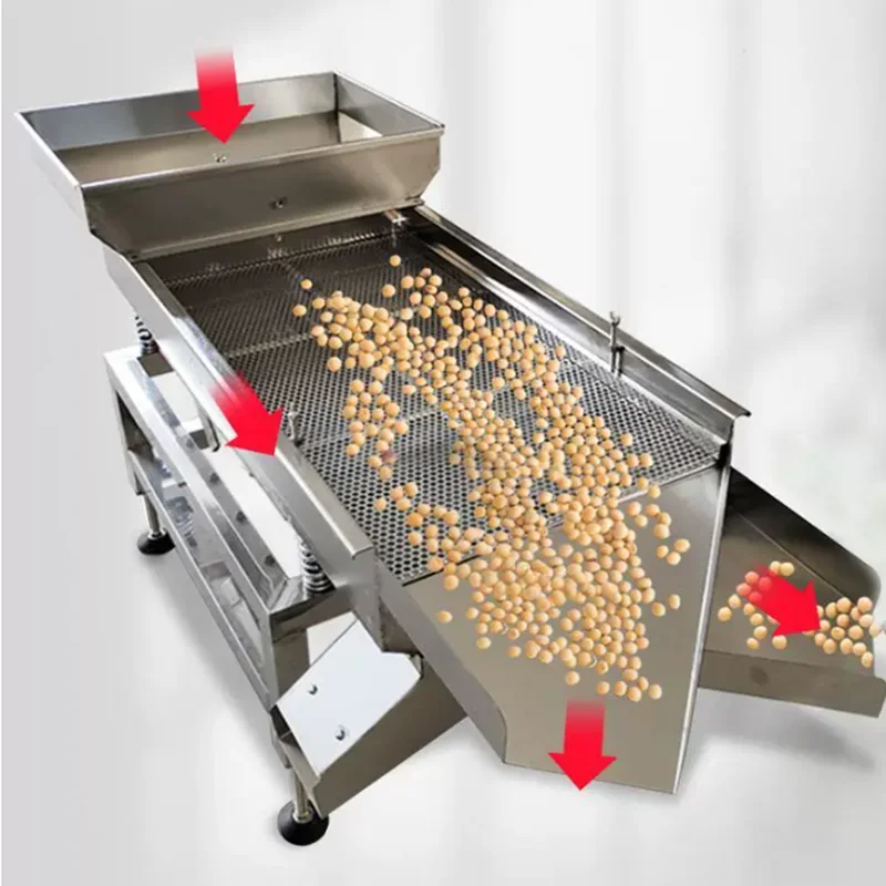 60×150cm Food Screening Machine, Single Layer Electric Vibrating Screen for Large Particle Screening
60×150cm Food Screening Machine, Single Layer Electric Vibrating Screen for Large Particle Screening