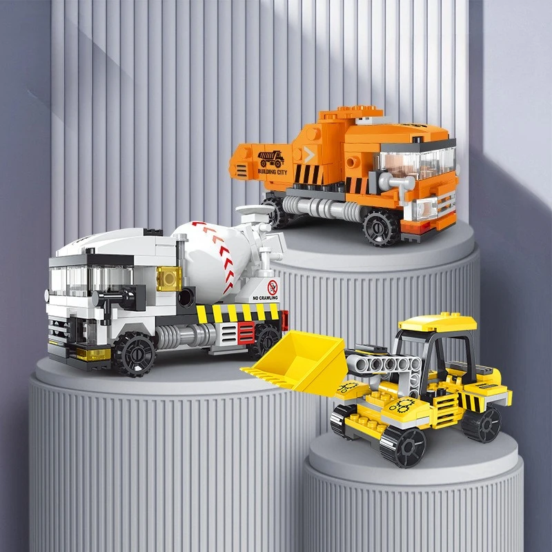 City Engineering Series Cement Mixer Bulldozer Mud Truck Model Set Children's Puzzle Building Blocks Assembly Toys Festival Gift
City Engineering Series Cement Mixer Bulldozer Mud Truck Model Set Children's Puzzle Building Blocks Assembly Toys Festival Gift