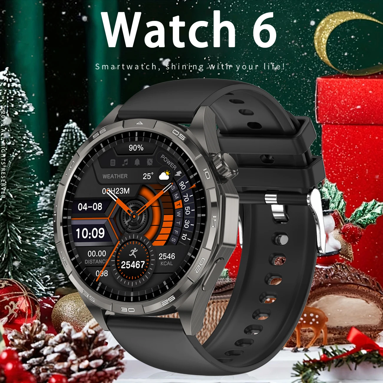 New G T6 Watch 6 Pro Smart Watch For Men GPS Motion Tracker 1.5" HD Screen AI Voice Wireless Call 100+ Sport Smartwatch Men
New G T6 Watch 6 Pro Smart Watch For Men GPS Motion Tracker 1.5" HD Screen AI Voice Wireless Call 100+ Sport Smartwatch Men
