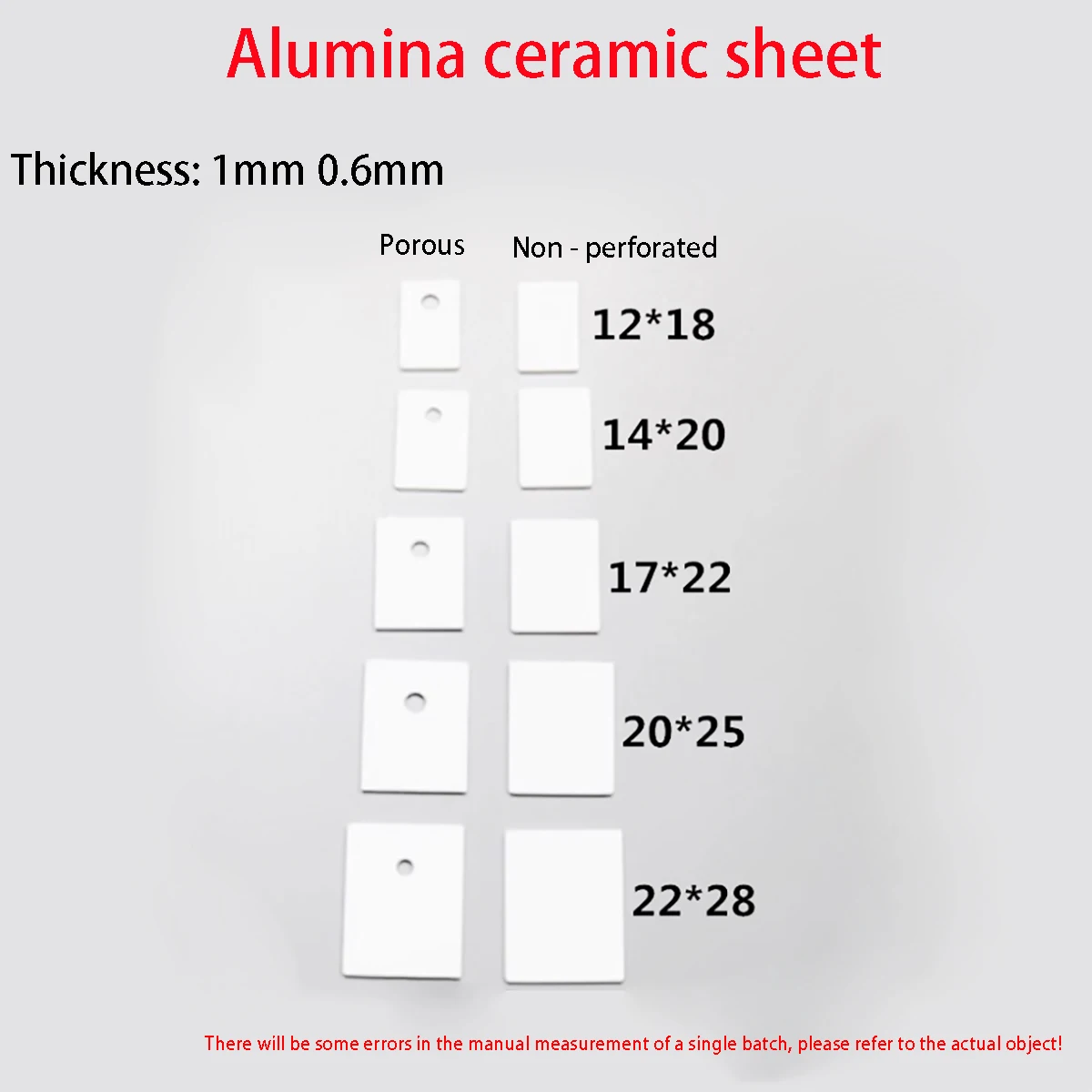 50pcs TO-3P/220/247 Thickness 1mm 0.635mm Hole Aluminum Oxide Alumina Insulation Thermal Conductive Ceramic Pad Gasket
50pcs TO-3P/220/247 Thickness 1mm 0.635mm Hole Aluminum Oxide Alumina Insulation Thermal Conductive Ceramic Pad Gasket