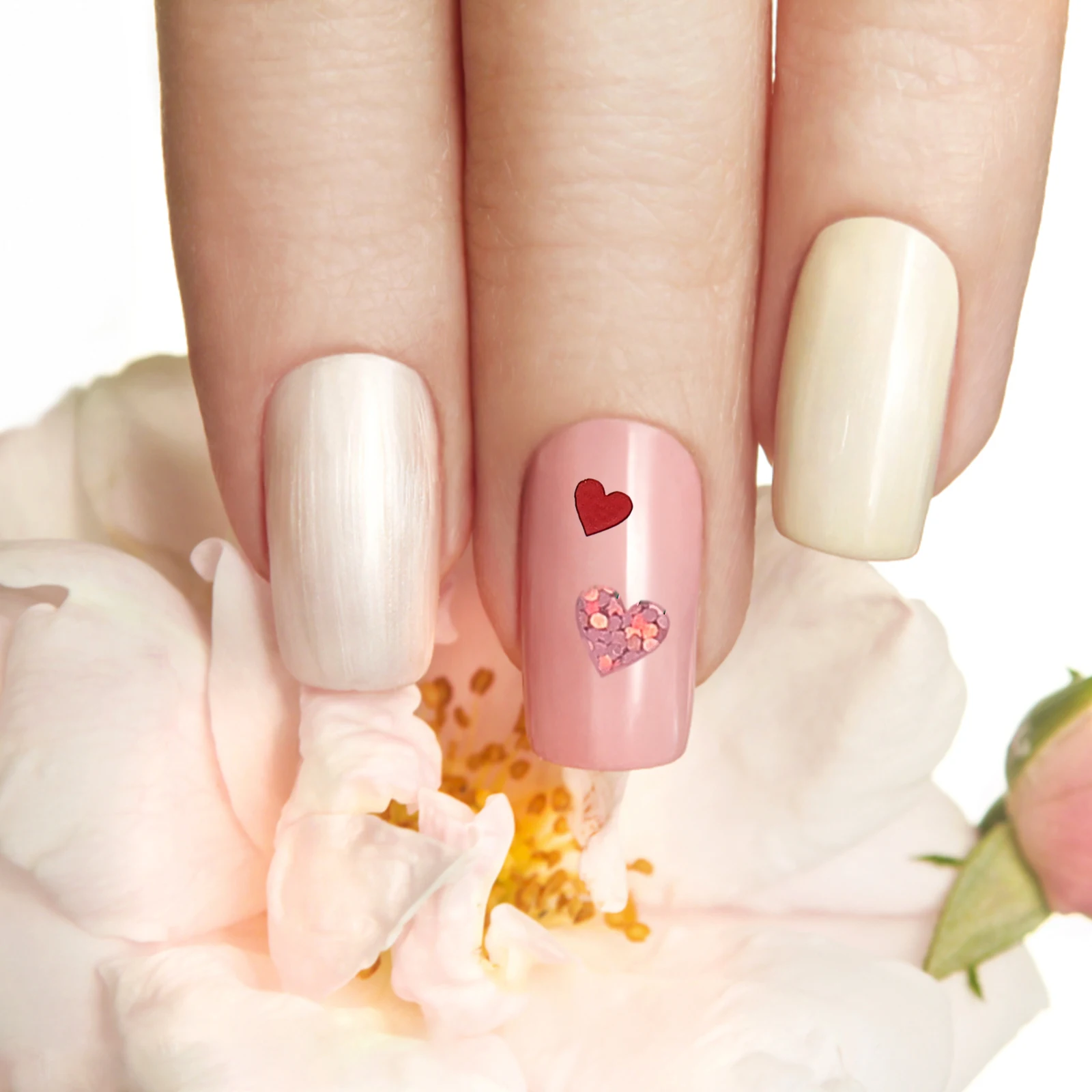 8 Sheets Heart Shaped Nail Stickers DIY Manicure Decor Accessory Romantic Paper Decal Long Lasting Use Home Salon Practical
8 Sheets Heart Shaped Nail Stickers DIY Manicure Decor Accessory Romantic Paper Decal Long Lasting Use Home Salon Practical