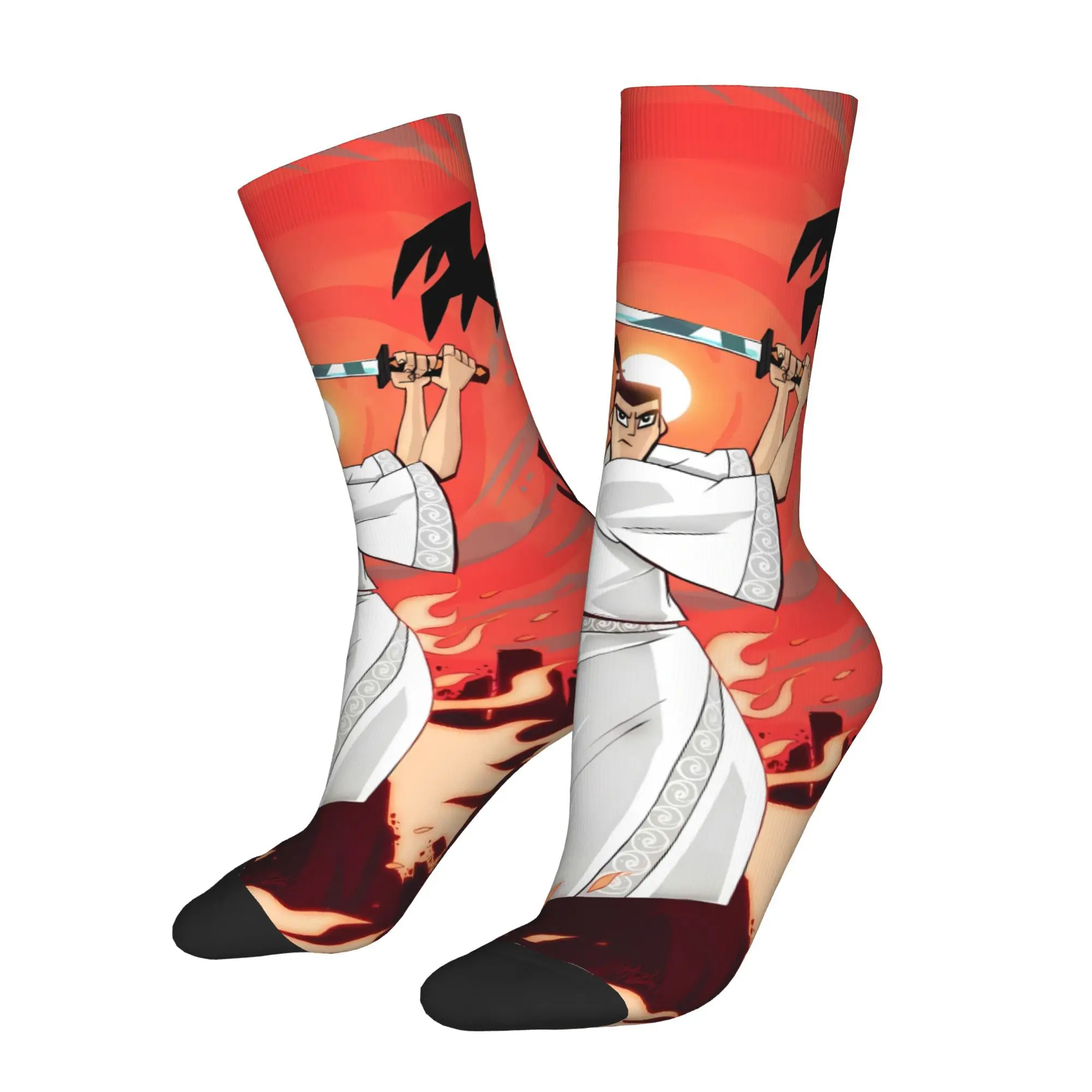 Забавные мужские носки Samurai Jack, бесшовные носки в стиле ретро в стиле хип-хоп, подарочный узор с принтом
Забавные мужские носки Samurai Jack, бесшовные носки в стиле ретро в стиле хип-хоп, подарочный узор с принтом