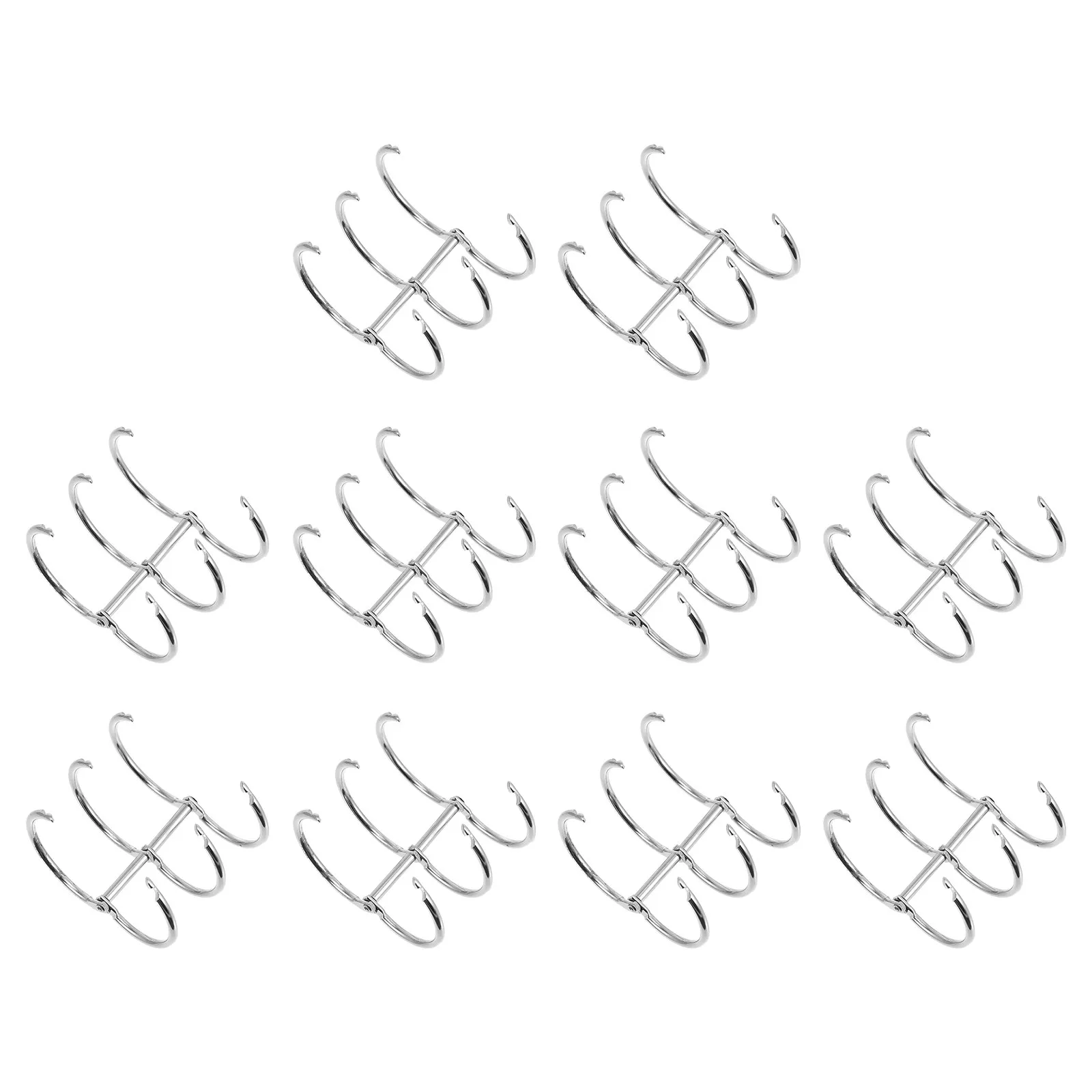 10Pcs Metal Loose Leaf Binding Rings Heavy Duty Snap Ring for DIY Notebook Organizer Document Filing Binder Ring Set
10Pcs Metal Loose Leaf Binding Rings Heavy Duty Snap Ring for DIY Notebook Organizer Document Filing Binder Ring Set