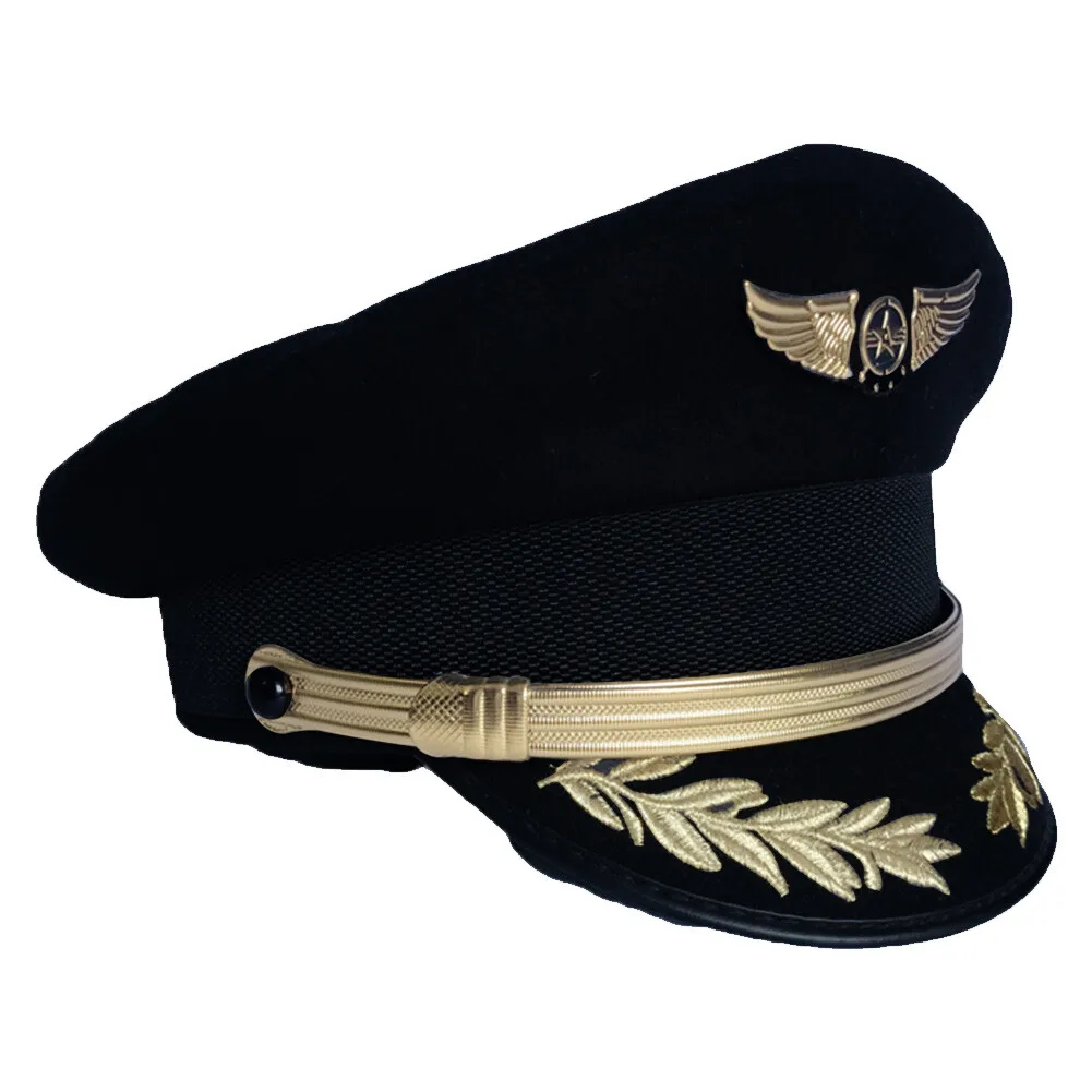 Fulujiacos Custom Upscale Pilot Cap Uniform Hat Airline Captain Hat Party Cap Military Hat
Fulujiacos Custom Upscale Pilot Cap Uniform Hat Airline Captain Hat Party Cap Military Hat