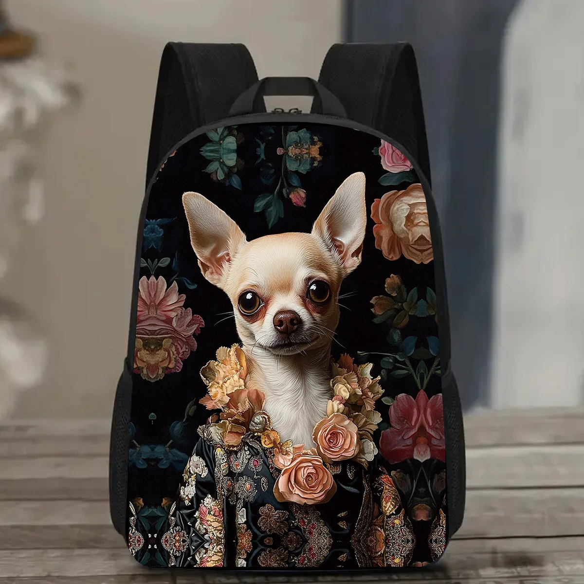 1pc, Chihuahua Backpack - Large Capacity 17-Inch Casual Laptop Bag with Water Bottle Holder, Lightweight & Durable School Backpa
1pc, Chihuahua Backpack - Large Capacity 17-Inch Casual Laptop Bag with Water Bottle Holder, Lightweight & Durable School Backpa