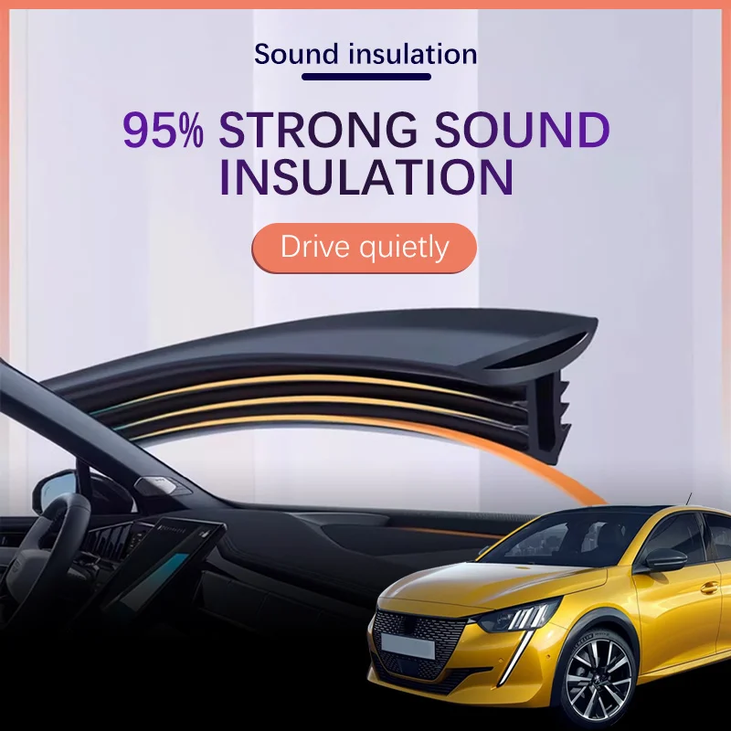 Car Dashboard Sealing Strip Sound Insulation Rubber Strip Dust-proof For Auto Interior Accessories For Peugeot 208
Car Dashboard Sealing Strip Sound Insulation Rubber Strip Dust-proof For Auto Interior Accessories For Peugeot 208