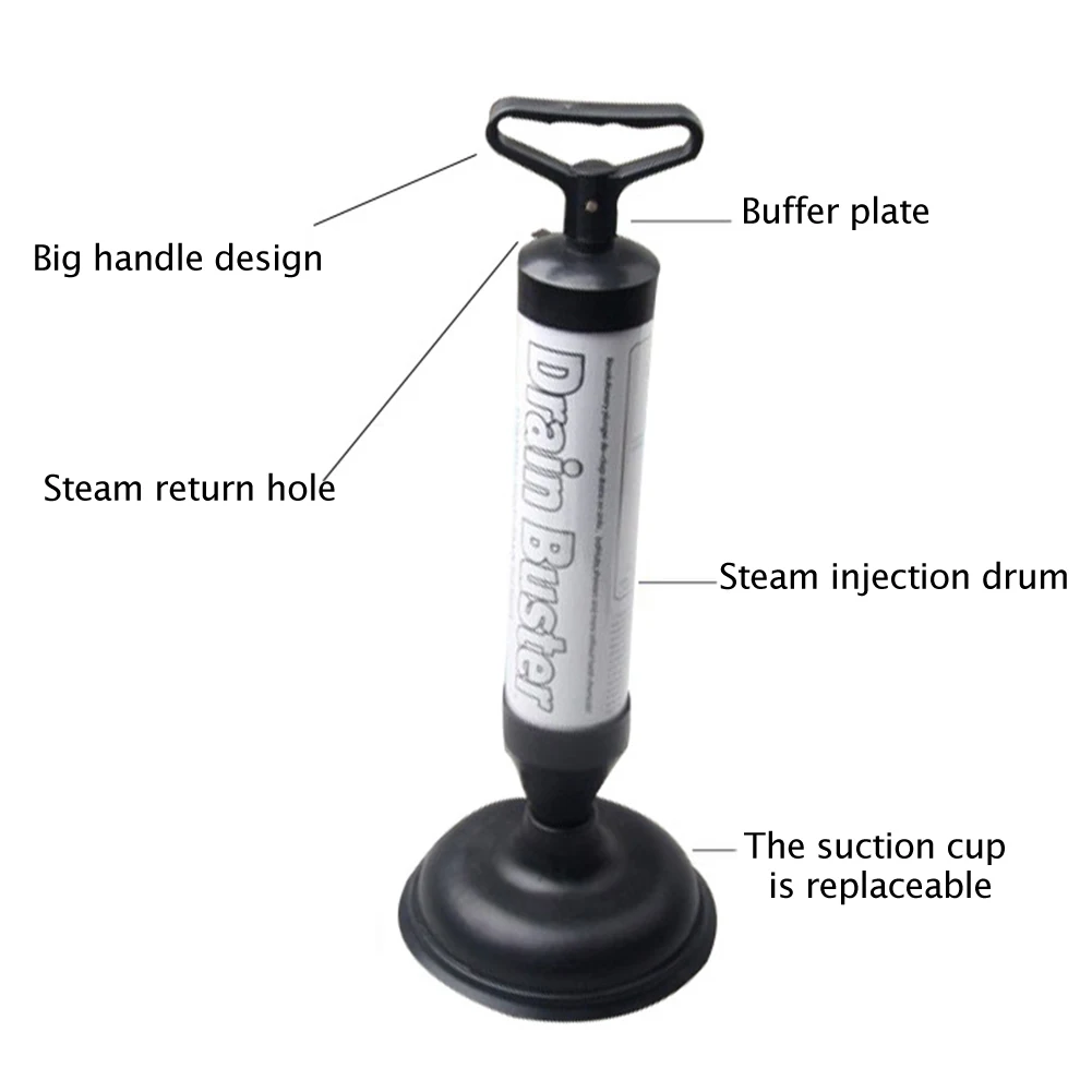 Powerful Drain Buster Plunger Toilet Unblocker Plumbing Sink Clog Remover Air Drain Plunger Pipeline Dredge for Bathroom Toilet
Powerful Drain Buster Plunger Toilet Unblocker Plumbing Sink Clog Remover Air Drain Plunger Pipeline Dredge for Bathroom Toilet