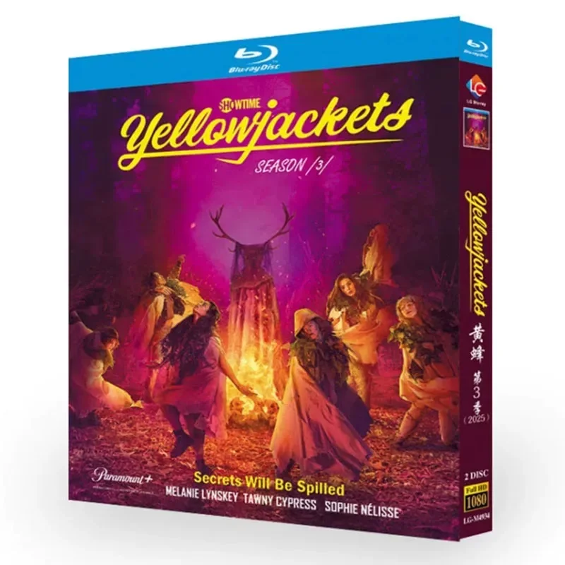 BD Blu-ray High Definition American Drama The Wasp Season 3 Yellowjackets 2-Disc Box
BD Blu-ray High Definition American Drama The Wasp Season 3 Yellowjackets 2-Disc Box