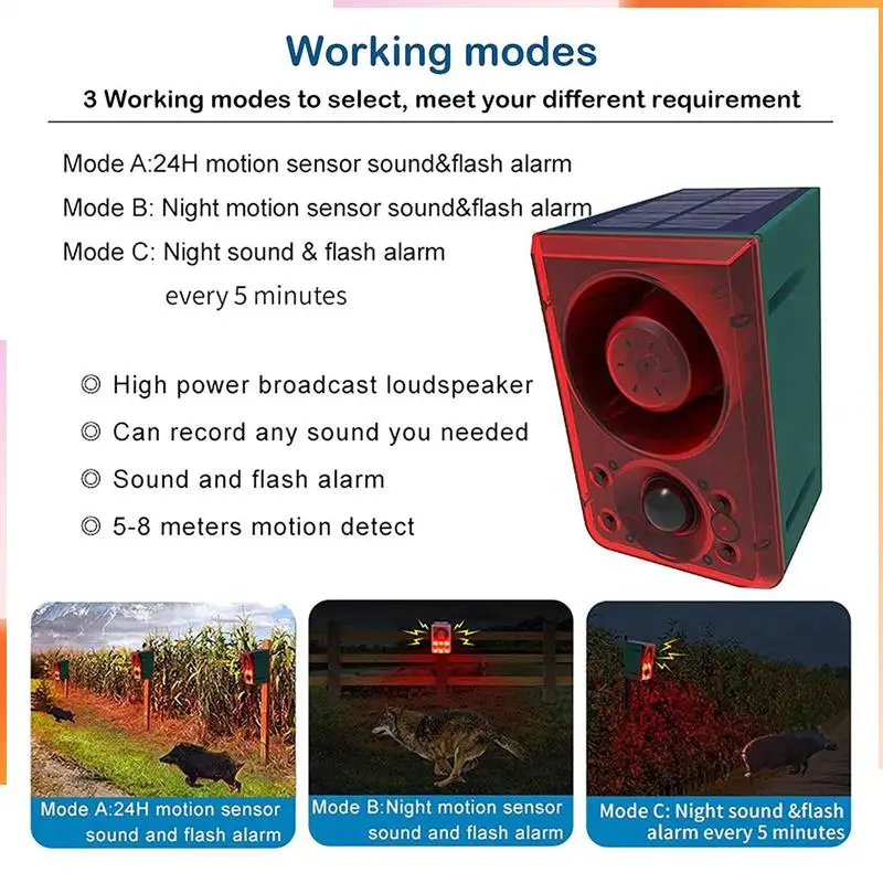 A92Z 4X Outdoor Solar Motion Sensor Alarm With Remote Control,130Db Sound Light Alarm Siren Sound Alarm Security Alarm System
A92Z 4X Outdoor Solar Motion Sensor Alarm With Remote Control,130Db Sound Light Alarm Siren Sound Alarm Security Alarm System