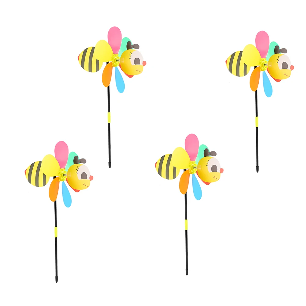 4 Pcs Three-dimensional Animal Windmill Colorful Cartoon Pinwheel Garden Ornament Plastic Yard Art Lawn Decor Kids Toy Outdoor
4 Pcs Three-dimensional Animal Windmill Colorful Cartoon Pinwheel Garden Ornament Plastic Yard Art Lawn Decor Kids Toy Outdoor