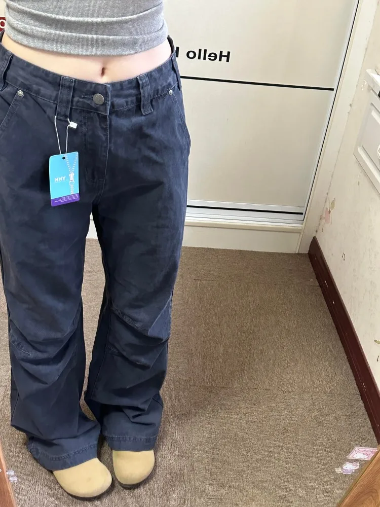 Hiphop Style Loose Straight Leg Workwear Pants Timber Blue Casual Jeans for Youth Outdoor Wear All Seasons Water Washed
Hiphop Style Loose Straight Leg Workwear Pants Timber Blue Casual Jeans for Youth Outdoor Wear All Seasons Water Washed
