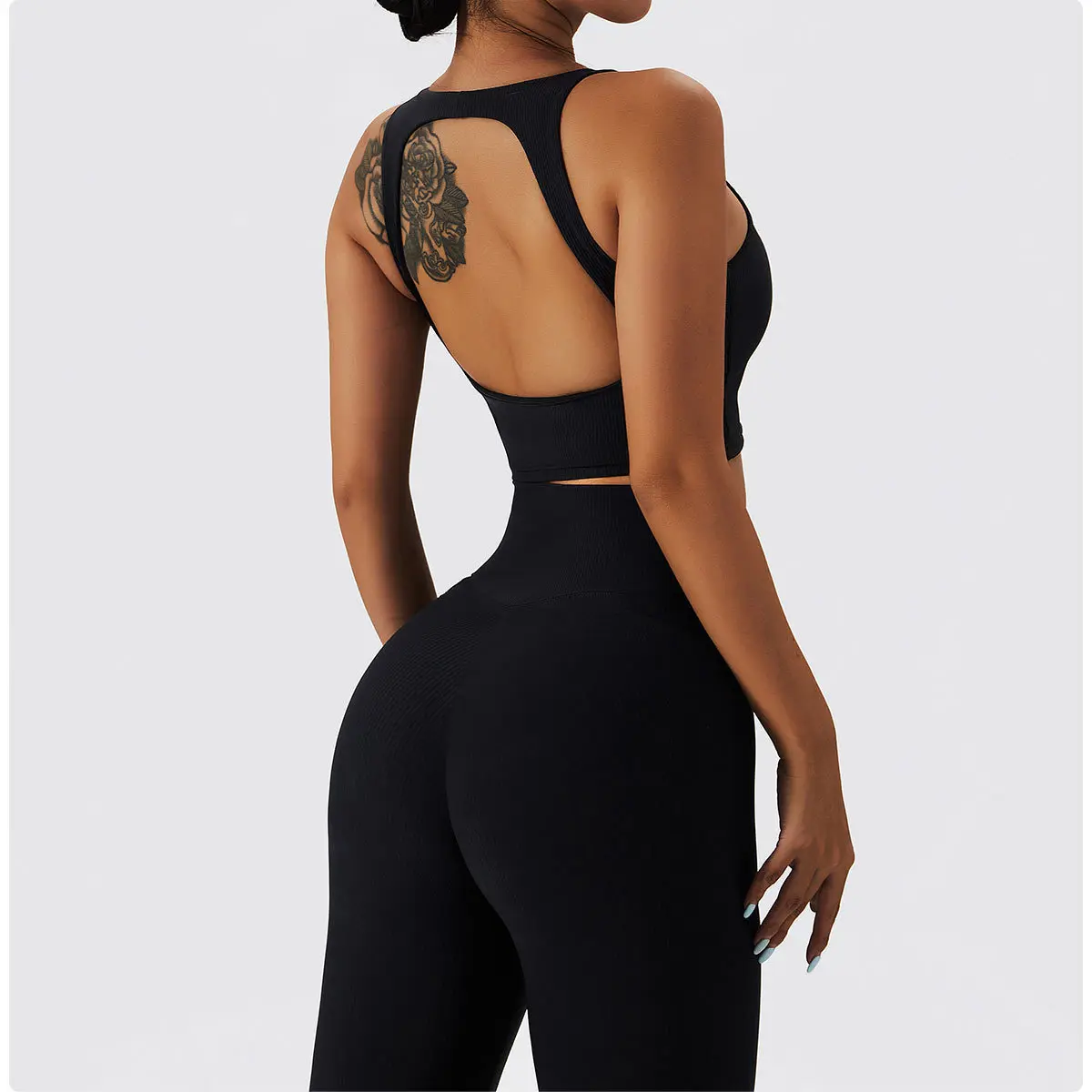 Yoga Sets Women Outfits Sport Workout Clothes Rib Activewear Wear Girls Seamless Fitness Suit Athletic Gym Tracksuit 2 Pieces
Yoga Sets Women Outfits Sport Workout Clothes Rib Activewear Wear Girls Seamless Fitness Suit Athletic Gym Tracksuit 2 Pieces