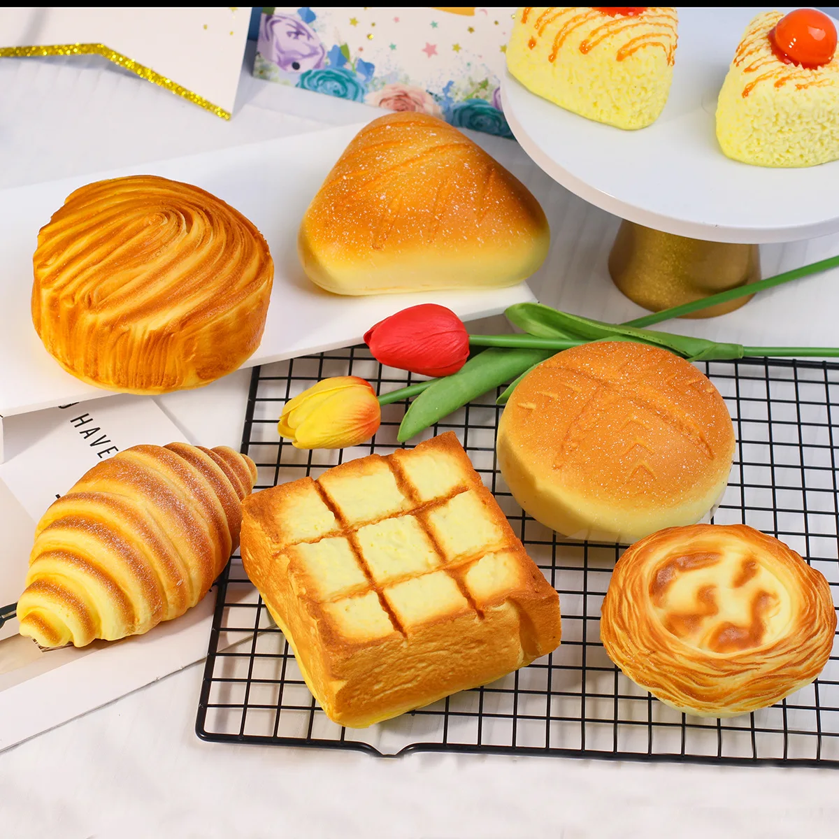 Simulation Bread Model French Baguette Danish Pastry Artificial Fake Cake Bakery Craft Kids Kitchen Toy
Simulation Bread Model French Baguette Danish Pastry Artificial Fake Cake Bakery Craft Kids Kitchen Toy