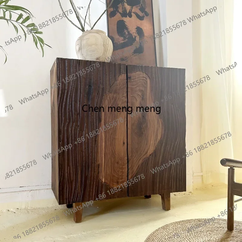 Solid Wood Entryway Cabinet Sideboard Decorative Storage Vintage Homestay Tea Room Integrated Storage Cabinet
Solid Wood Entryway Cabinet Sideboard Decorative Storage Vintage Homestay Tea Room Integrated Storage Cabinet