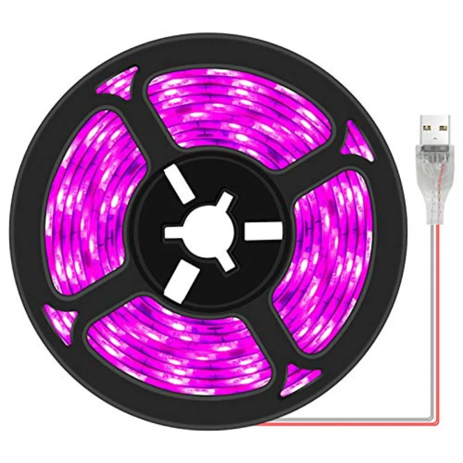 Plant Grow Light Strip 2835 SMD IP66 Waterproof Full Spectrum LED Light for Indoor Plants, Greenhouse, Aquarium, Garden, Flower
Plant Grow Light Strip 2835 SMD IP66 Waterproof Full Spectrum LED Light for Indoor Plants, Greenhouse, Aquarium, Garden, Flower