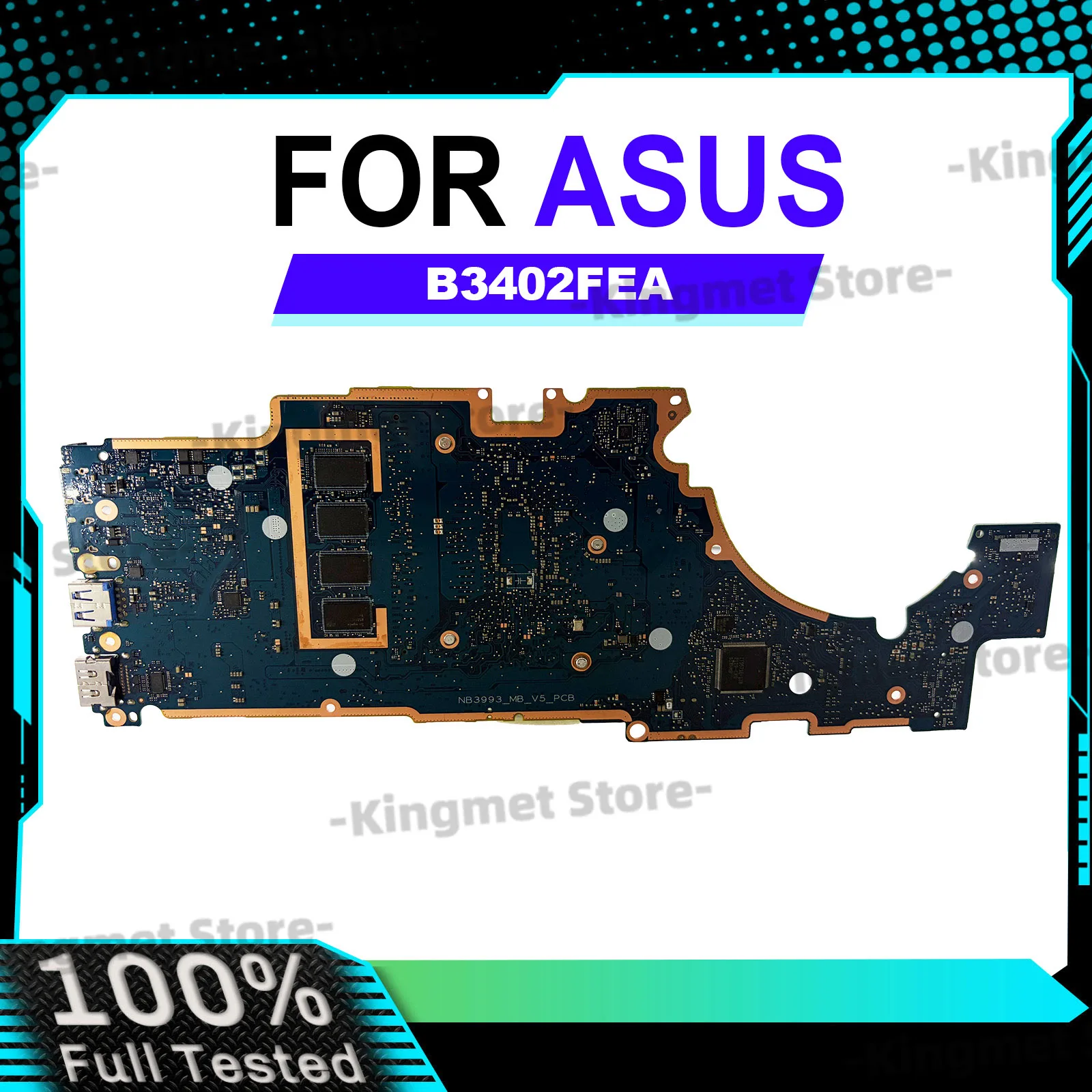 B3402FEA Laptop Motherboard For ASUS ExpertBook B3402F B3402FBA B3402FEA NB3993_MB_V5 Mainboard With 11th Gen I3 i5 i7 CPU
B3402FEA Laptop Motherboard For ASUS ExpertBook B3402F B3402FBA B3402FEA NB3993_MB_V5 Mainboard With 11th Gen I3 i5 i7 CPU