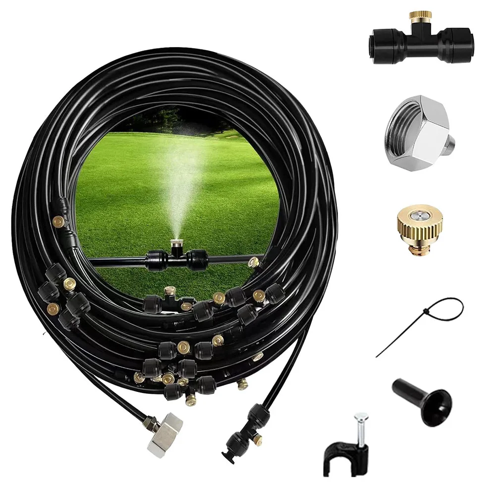 Brass+PU Outdoor Garden Courtyard Spray Watering Set Courtyard Mist Cooling Set 8m Water Pipe Garden Supplies Watering
Brass+PU Outdoor Garden Courtyard Spray Watering Set Courtyard Mist Cooling Set 8m Water Pipe Garden Supplies Watering