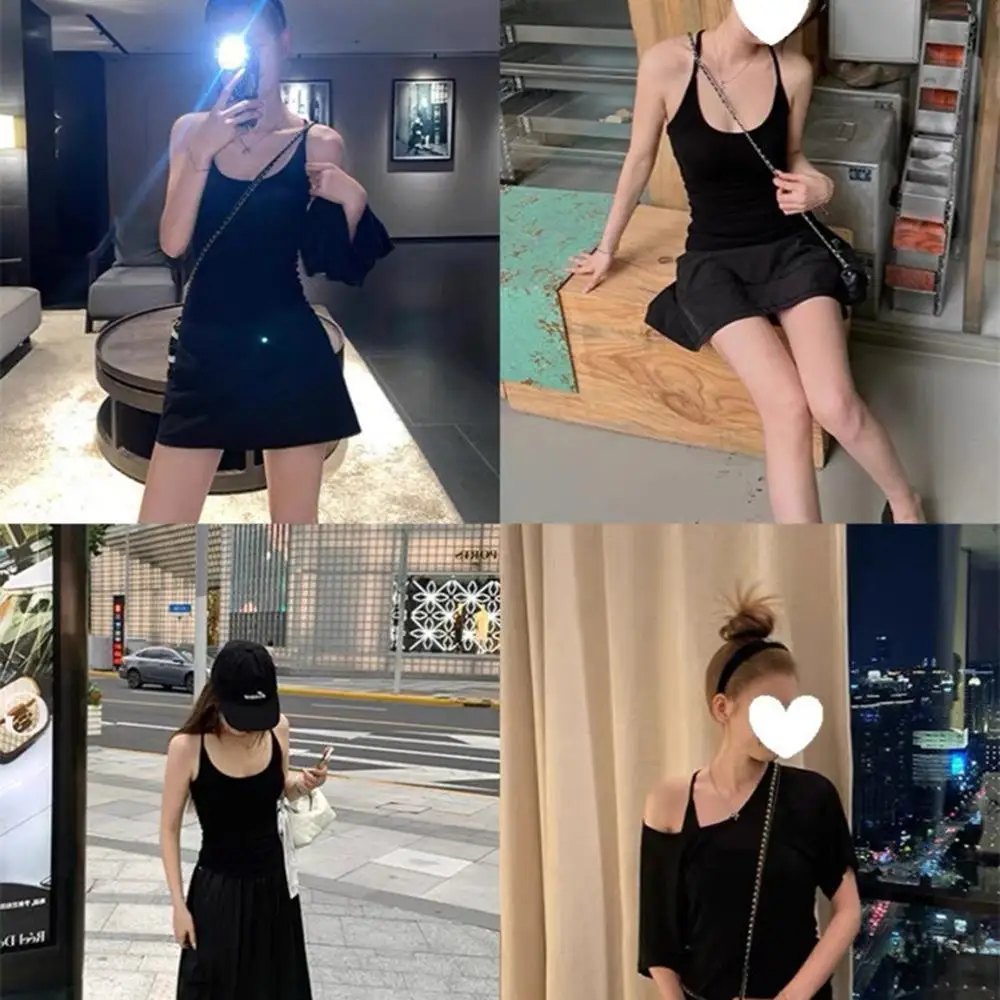 Suspender Vest Halter With Chest Pads Base Top Hot Girls Backless Slim Summer Female Pure Desire Simple Fashion Summer Vest
Suspender Vest Halter With Chest Pads Base Top Hot Girls Backless Slim Summer Female Pure Desire Simple Fashion Summer Vest