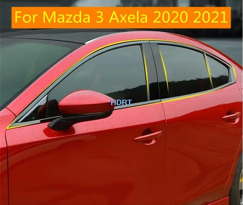 Для Mazda 3 Axela 2020 2021, Стайлинг автомобиля, черная наклейка на окно из нержавеющей стали, аксессуары для внешнего освещения
Для Mazda 3 Axela 2020 2021, Стайлинг автомобиля, черная наклейка на окно из нержавеющей стали, аксессуары для внешнего освещения