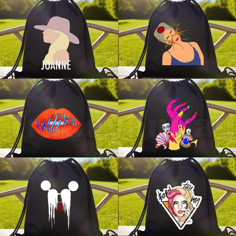 Lady Gaga Monsters ENIGMA Joanne Free Woman Singer Freak Out Gifts Drawstring Bags Soccer Backpack Gym Yoga Sackpack String Bag
Lady Gaga Monsters ENIGMA Joanne Free Woman Singer Freak Out Gifts Drawstring Bags Soccer Backpack Gym Yoga Sackpack String Bag