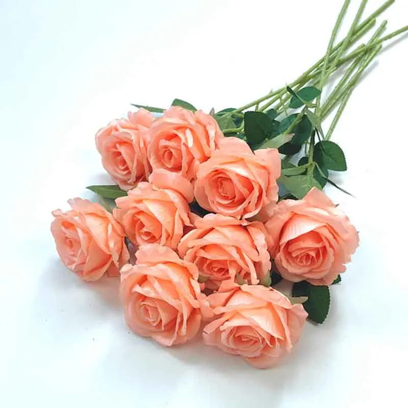 Simulated Flower 10pcs Rose Bouquet High-End Emotional Celebration Wedding Decoration Living Room Decoration Fake Flowers
Simulated Flower 10pcs Rose Bouquet High-End Emotional Celebration Wedding Decoration Living Room Decoration Fake Flowers