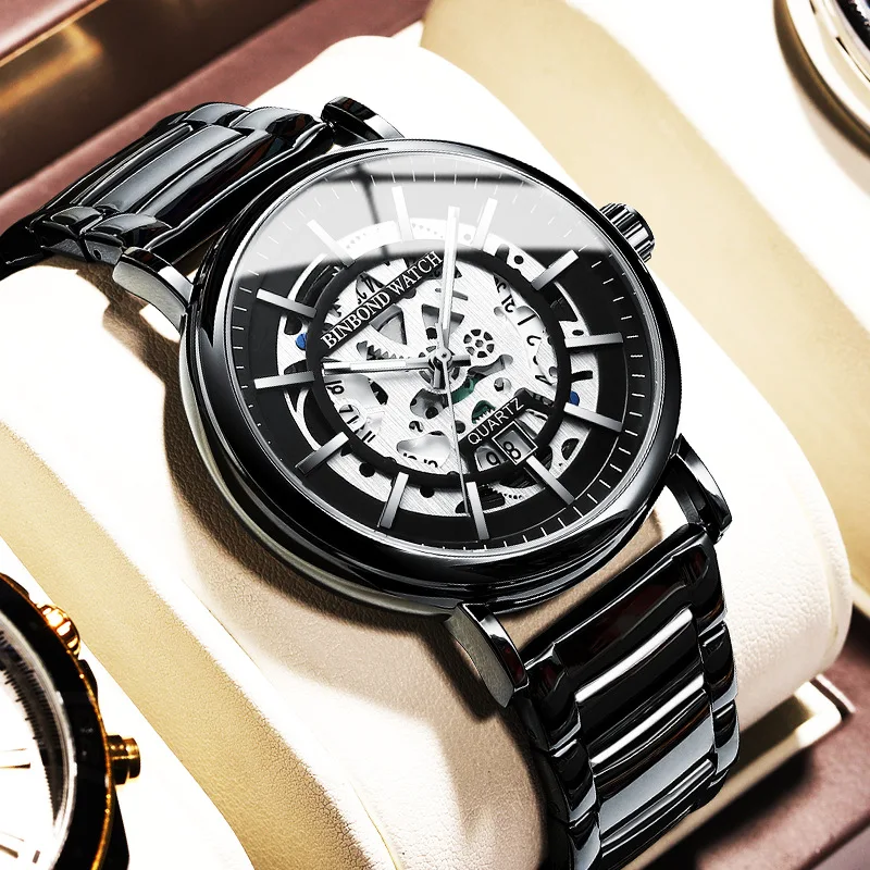 2023 New Fashion Creative Men Watches Luxury Hollow Out Quartz Stainless Steel Waterproof Luminous Date Casual Wristwatch Clock
2023 New Fashion Creative Men Watches Luxury Hollow Out Quartz Stainless Steel Waterproof Luminous Date Casual Wristwatch Clock