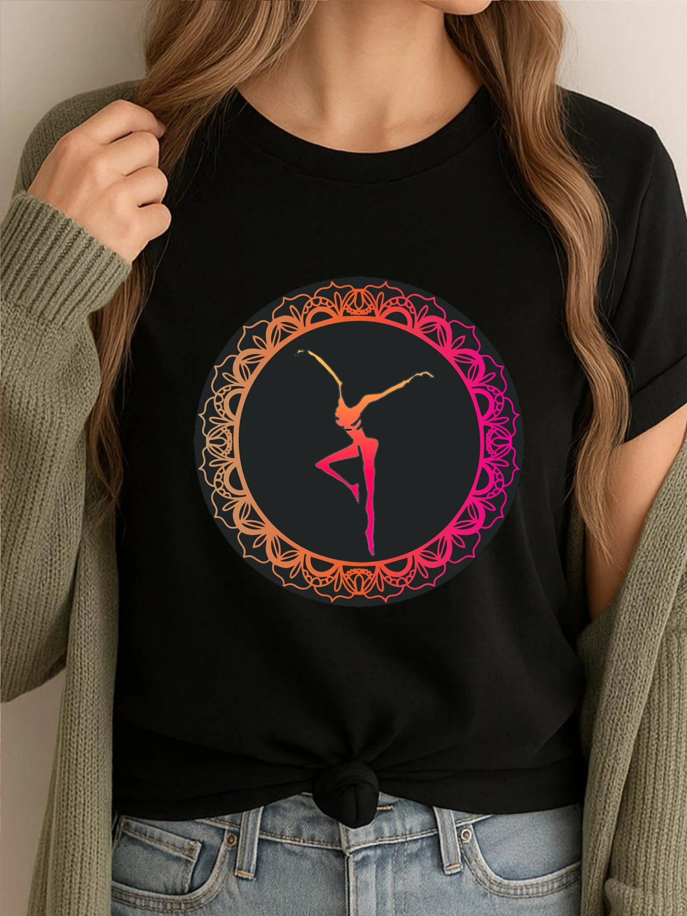 Neon Ombre Firedancer Mandala Dave Matthews Band Graphic Tee Woman Camisas De Hombre Leisure Printed Clothes
Neon Ombre Firedancer Mandala Dave Matthews Band Graphic Tee Woman Camisas De Hombre Leisure Printed Clothes
