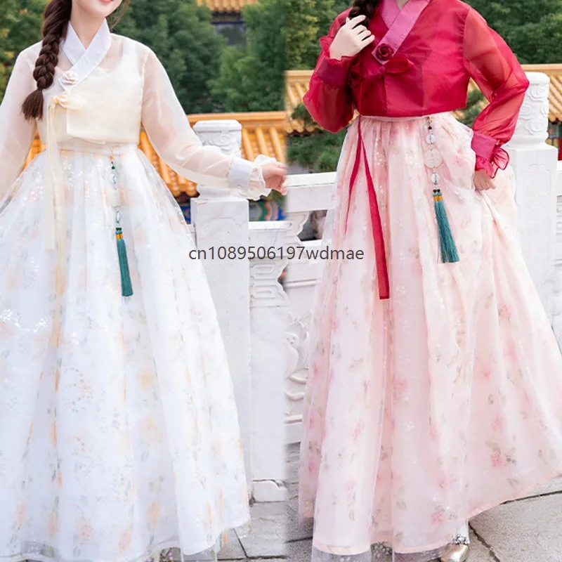 Korean Hanbok Dress Ancient Traditional Stage Dance Cosplay Costume Minority Palace Performance Elegant Princess Dress
Korean Hanbok Dress Ancient Traditional Stage Dance Cosplay Costume Minority Palace Performance Elegant Princess Dress