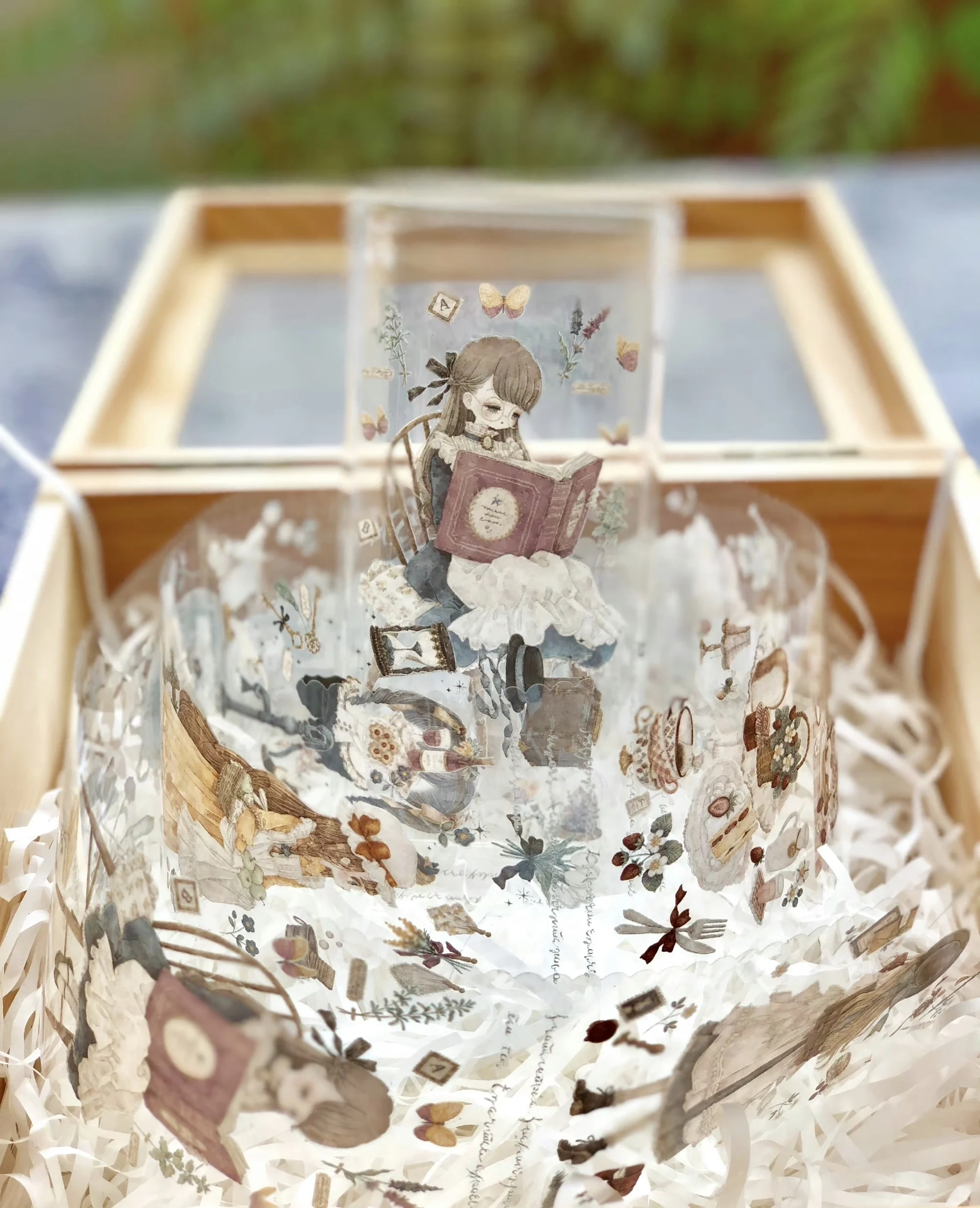 Lovely Girl Walks In The Wood Washi PET Tape for Card Making Decoration DIY Scrapbooking Plan Stickers
Lovely Girl Walks In The Wood Washi PET Tape for Card Making Decoration DIY Scrapbooking Plan Stickers