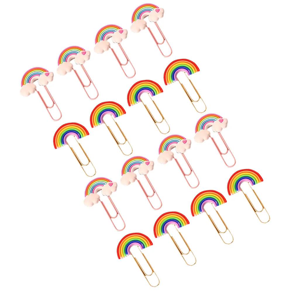 16 Pcs Paper Clips for Crafts Colorful Bookmark Pins Colored Cute Paperclips Office Small
16 Pcs Paper Clips for Crafts Colorful Bookmark Pins Colored Cute Paperclips Office Small