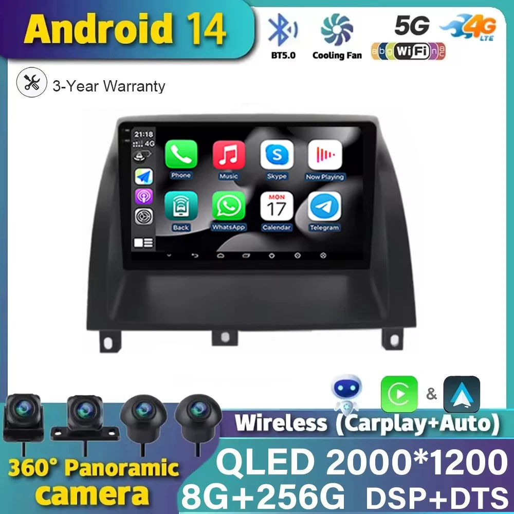 For MG 3 III Cross 2013 2014 2015 2016 - 2021 Android 14 Auto Multimedia Player Auto Radio GPS Carplay Bluetooth 4G WiFi DSP
For MG 3 III Cross 2013 2014 2015 2016 - 2021 Android 14 Auto Multimedia Player Auto Radio GPS Carplay Bluetooth 4G WiFi DSP