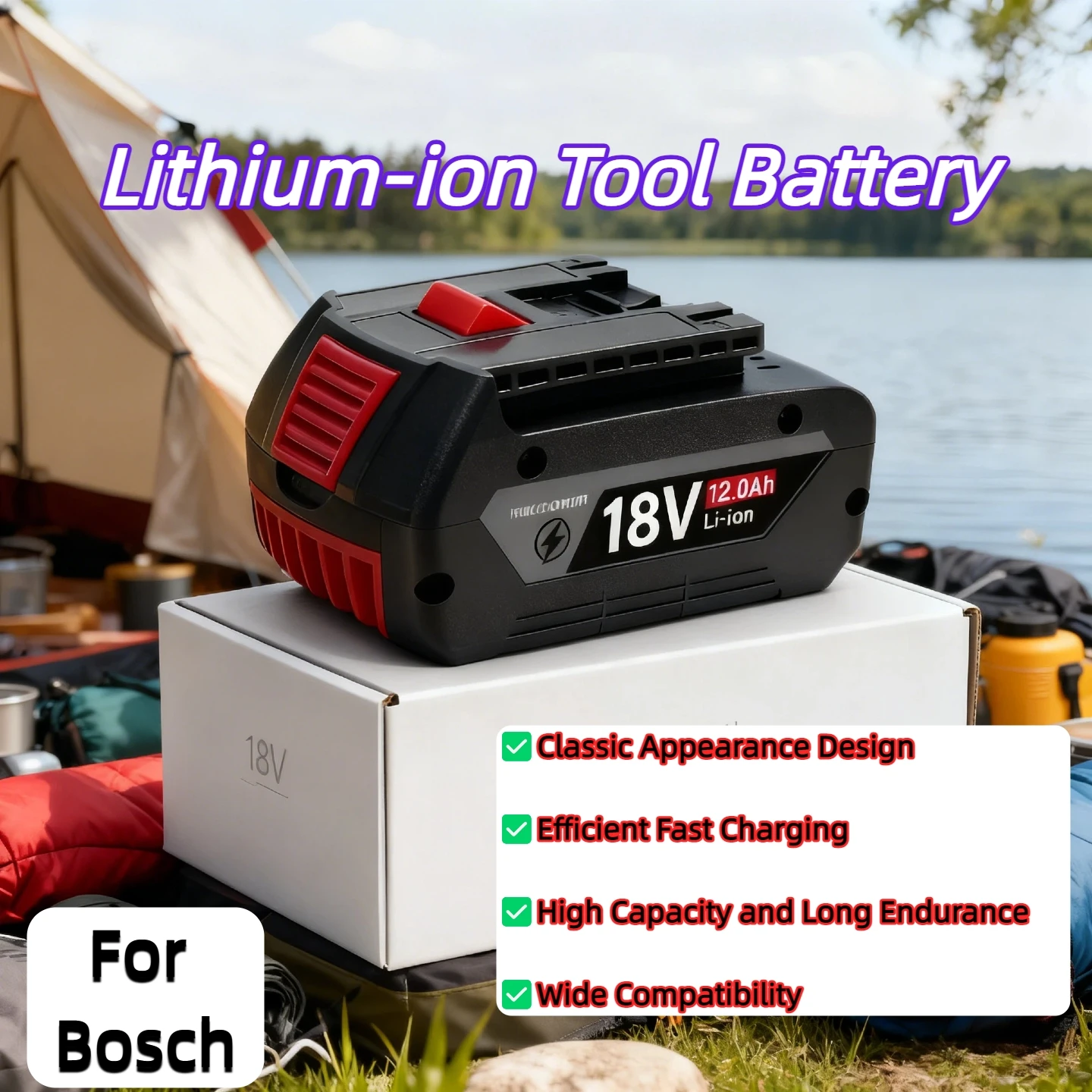 Новинка для Bosch 18 В 12,0 Ач, сменный BAT609BAT609G 100% новый перезаряжаемый литий-ионный аккумулятор для инструментов
Новинка для Bosch 18 В 12,0 Ач, сменный BAT609BAT609G 100% новый перезаряжаемый литий-ионный аккумулятор для инструментов