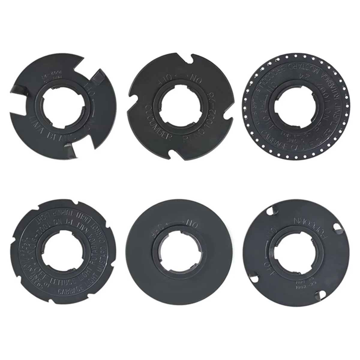 ABKO-60010 Optional Seed Plate Set for E-ArthWay 1001-B Garden Seeder,Fits Light Carrot,Popcorn Blank SEed Plate
ABKO-60010 Optional Seed Plate Set for E-ArthWay 1001-B Garden Seeder,Fits Light Carrot,Popcorn Blank SEed Plate