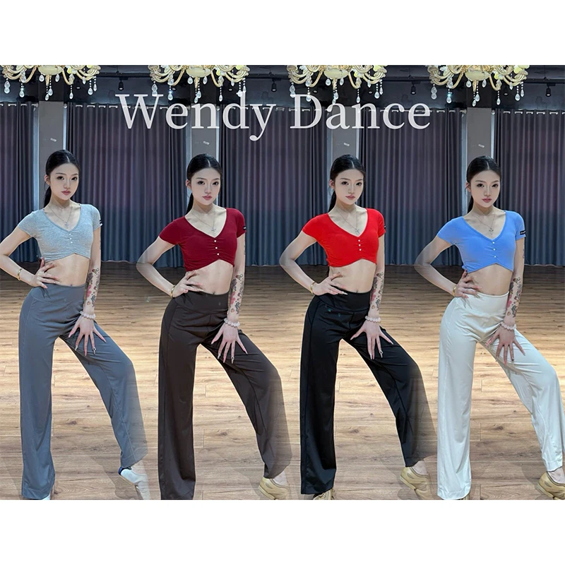 Straight Pants For Women Latin Dance Practice Trousers Sport Fitness Yoga Wear Chacha Ballroom Dance Clothes Adult Pants NV27475
Straight Pants For Women Latin Dance Practice Trousers Sport Fitness Yoga Wear Chacha Ballroom Dance Clothes Adult Pants NV27475