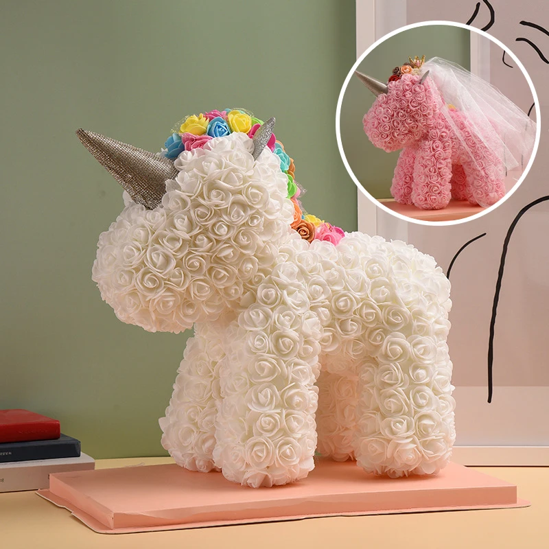 25cm 40cm Simulation Rose Unicorn Children's Birthday Party Valentine's Day Gift PE Simulation Unicorn Festival Celebration Deco
25cm 40cm Simulation Rose Unicorn Children's Birthday Party Valentine's Day Gift PE Simulation Unicorn Festival Celebration Deco